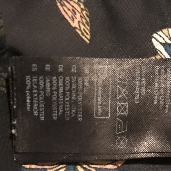 H&M Conscious Collection Black Boho Chiffon Butterfly Dress - Picture 12 of 12